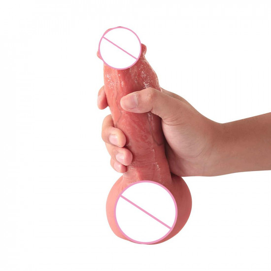 puffer - silicone realistic thick dildo 6.5 inch