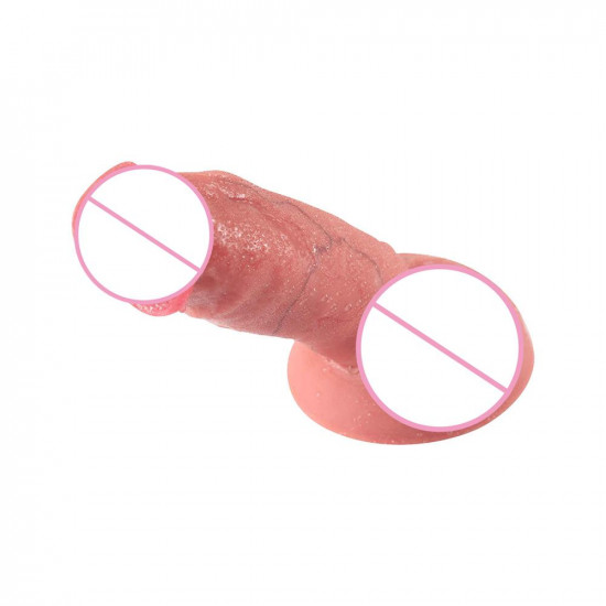 puffer - silicone realistic thick dildo 6.5 inch