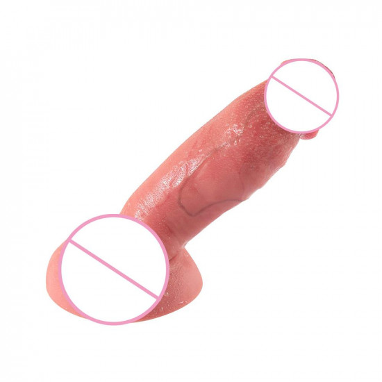 puffer - silicone realistic thick dildo 6.5 inch