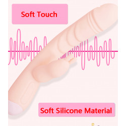 rabbit tapping g-spot vibrator dildo sex toy