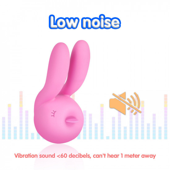 rabbit tongue licking dual motors vibrator for female