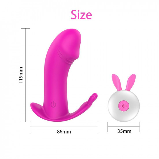 rabbit wireless wearable realistic vibrator for adult women