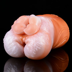 raccoon pocket pussy male masturbator - fantasy animal dual vaginas penis masturbation cup