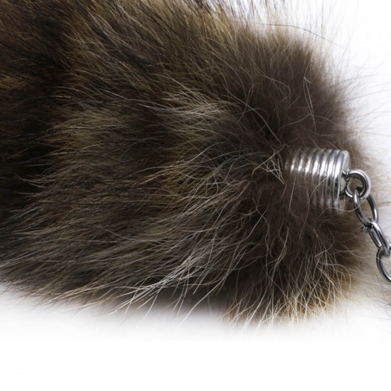 raccoon coat butt plug tails key ring chain for sale
