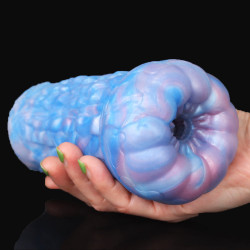 rainbow fantasy pocket pussy male masturbator - silicone masturbation cup sex toys for men