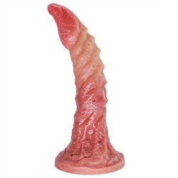 realistic alligator textured anal dildo