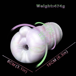 realistic animal pocket pussy male masturbator - premium monster vaginal penis massager sex toy