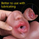 realistic oral pocket pussy men masturbation cup - lifelike mounth penis masturbator