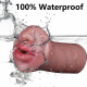 realistic oral pocket pussy men masturbation cup - lifelike mounth penis masturbator