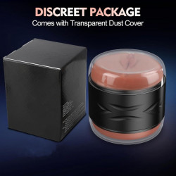 realistic pocket pussy male masturbator - rechangeable cock sleeve delay ejaculation sex toy for men