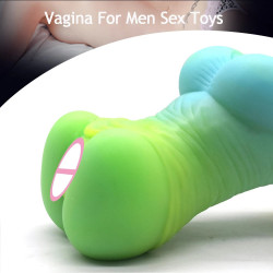 realistic pussy male masturbator - fantasy vagina penis massage sex toys for men
