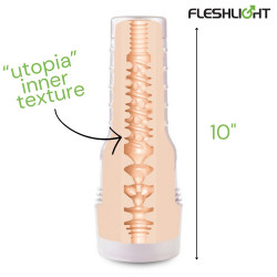 realistic pussy pocket male masturbator - fleshlight girls riley reid utopia