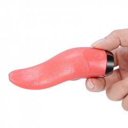 realistic tongue fantasy boyfriend licks clitoris vibrator