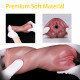 realistic vaginal pussy male masturbator - premium silicone penis masturbation sex toy for men