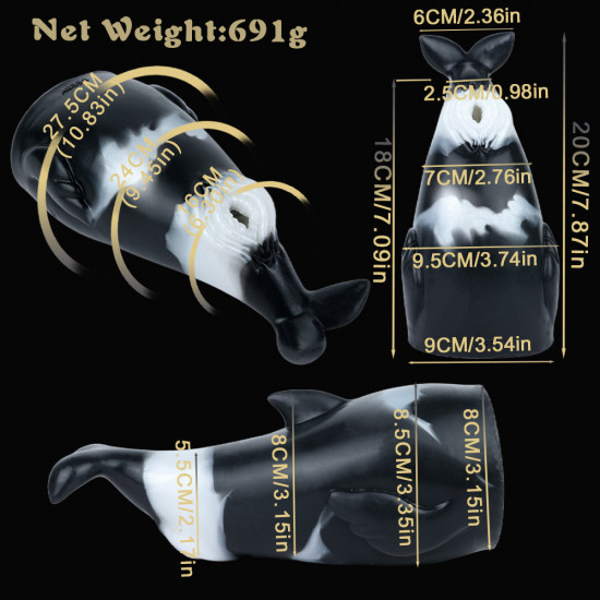 realistic whale pocket pussy masturbation cup - animal vaginal blowjob sex toys for men realistic whale pocket pussy masturbation cup - animal vaginal blowjob sex toys for men