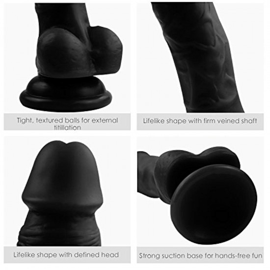 realistic ultra-soft dildo women sex toy large dildo