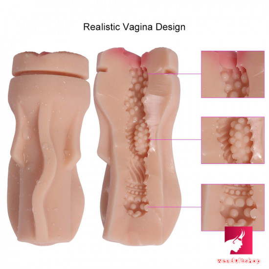 realistic vagina design strong vacuum masturbator sex toy