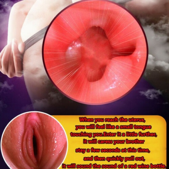 realistic vagina sex toy pocket pussy and ass pocket for adult men