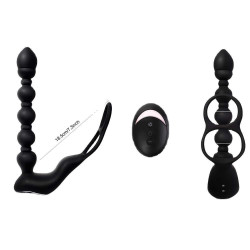 remote control anal beads prostate massager - vibrating cock ring male sex toys