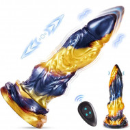 remote control vibrating wearwolf monster dildo