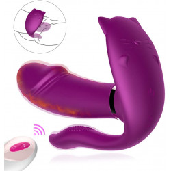 remote vibrator heating clitoris dildo for women