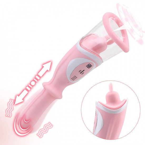 rends clitoris sucking tongue licking retractable massager vibrator