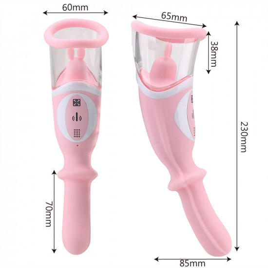 rends clitoris sucking tongue licking retractable massager vibrator