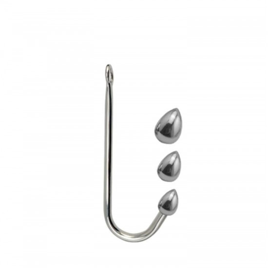 replaceable stainless steel anal hook bdsm sex toy