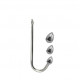 replaceable stainless steel anal hook bdsm sex toy