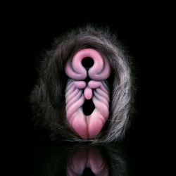 rhino pocket pussy masturbator sex toy for men - realistic furry silicone vaginal masturbation cup