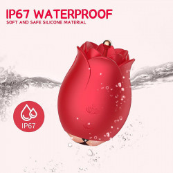 rose discreet water proof clitoral stimulation vibrator
