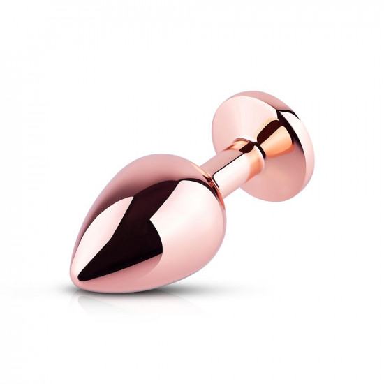 red gem rose gold metal butt plug red gem rose gold metal butt plug