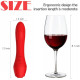 rose red heating clitoris g spot vibrator for women