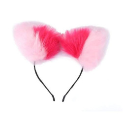 rosy with pink pet ears