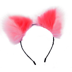 rosy with pink pet ears