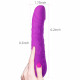 kong -  rotating 360 degree vibrating dildo 6 inch