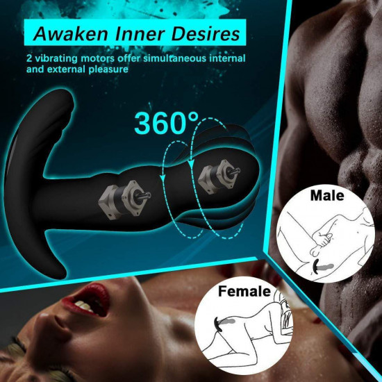 Adutoys 360° rotating vibrating prostate massager