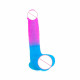 rove - colorful realistic dildo with ball 6.5 inch