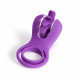 roxy - licking vibrating dual penis ring