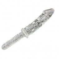 safety spiked glass dildo sword with handle