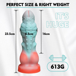 sea monster dildo vibrating remote control nine inch