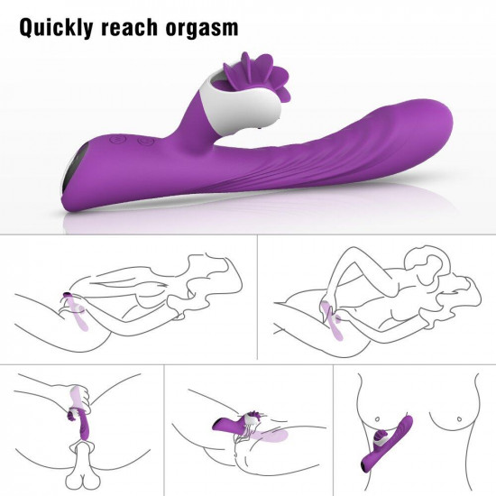 s-hande s076 tongue licking vibrating revolving vibrator sex toy s-hande s076 tongue licking vibrating revolving vibrator sex toy