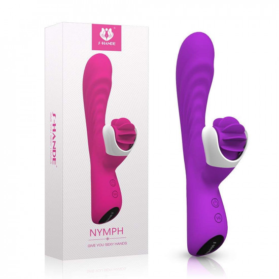 s-hande s076 tongue licking vibrating revolving vibrator sex toy