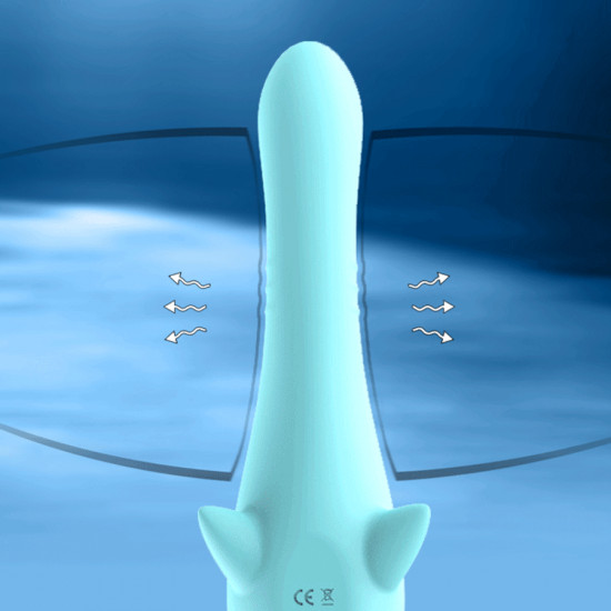 shark vibrator thrusting expanding charging av massaging wand