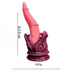 silicone long tongue dragon monster dildo