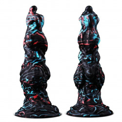 silicone suction cup alien dog monster dildo