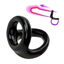 silicone cock and ball ring ball stretcher for delay ejaculation