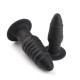 silicone finger thread hollow butt plug for adult