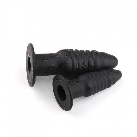 silicone finger thread hollow butt plug for adult