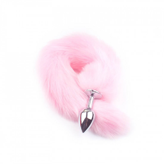 silicone fox tail anal plug jewelry dildo sex toy